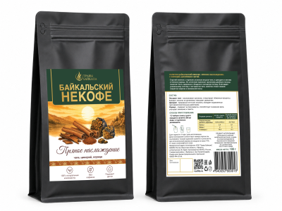 Байкальский НЕКОФЕ «Пряное наслаждение» напиток растворимый на каждый день, пакет zip-lock, 100г